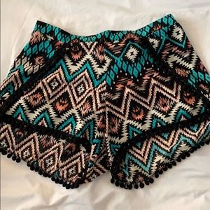 Black Pom Pom shorts